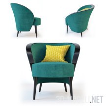 3d-модель Кресло Emerald Muranti