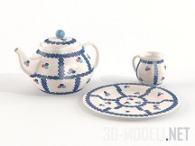 3d-модель Керамическая посуда для чая