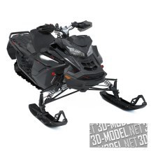 3d-модель Снегоход Ski-Doo Renegade X-RS 900 ACE Turbo