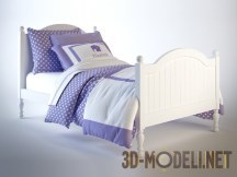3d-модель Одноместная кровать Catalina Bed & Trundle