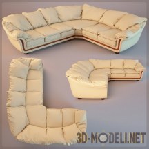 3d-модель Angular Corner sofa