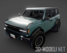 3d-модель Джип Ford Bronco 2021