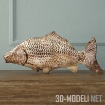 Фигура рыбы, серебро
