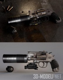 3d-модель Wrecked Revolver