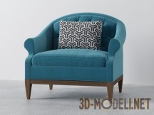 3d-модель Бирюзовое кресло