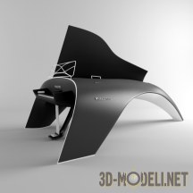 3d-модель Современный рояль «Whaletone»