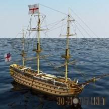 3d-модель Корабль HMS Victory