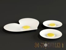 3d-модель Подсвечники в виде яичницы