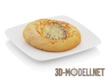 3d-модель Круглый пирожок
