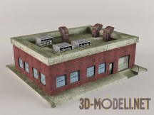 3d-модель Ware house low-poly