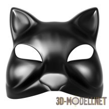 3d-модель Карнавальная маска чёрного кота