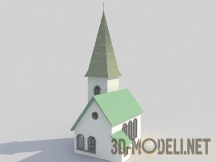 3d-модель Католическая церковь
