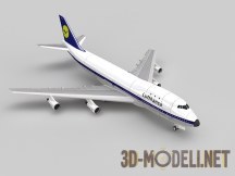 3d-модель Авиалайнер Boeing-747 Jumbo Jet