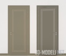 3d-модель Элегантная бежевая дверь