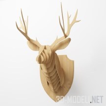 3d-модель Голова оленя для декора