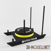 3d-модель Современный тренажер – силовые Н-образные сани Stecter