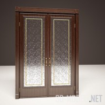 3d-модель Дверь с дождевым стеклом