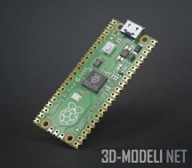 3d-модель Плата Raspberry Pi Pico
