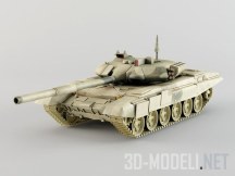 Танк Т-90 Mid-Poly