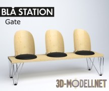 3d-модель Скамейки Bla Station Gate
