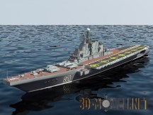 3d-модель Авианесущий крейсер «Киев»