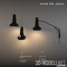 3d-модель Набор светильников Amis De Jean от Ligne Roset