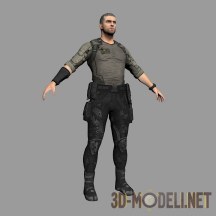 3d-модель Персонаж «Sam Fisher» из «Splinter Cell Blacklist»