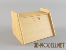 3d-модель Деревянная хлебница