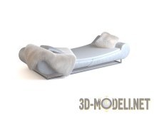3d-модель Современная кровать FENDI CASA Intrigo