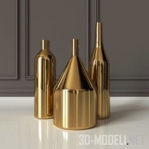3d-модель Латунные вазы Via Fondazza