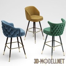 3d-модель Барный стул Deer Spring