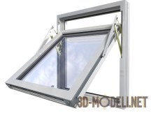 3d-модель Квадратное мансардное окно