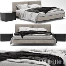 Двуспальная кровать Minotti Tatlin Cover