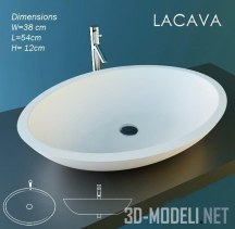 3d-модель Раковина Lacava H600-6A