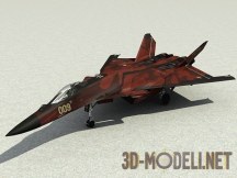 3d-модель Реактивный самолет CFA-44 Nosferatu из «Ace Combat: Assault Horizon»