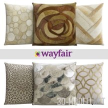 Подушки из натуральной кожи Wayfair shop