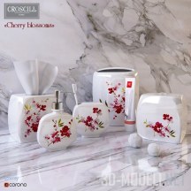 3d-модель Набор Cherry Blossoms от Croscill Living