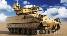 3d-модель БМП Bradley M2A3