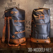 3d-модель Винтажный рюкзак Buffalo Jackson Dakota