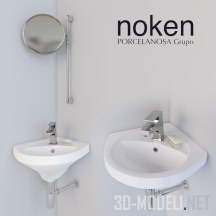 3d-модель Угловой умывальник Noken One