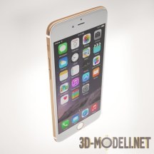 3d-модель Apple iPhone 6S Gold Color