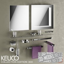 3d-модель Набор аксессуаров COLLECTION EDITION 300 от KEUCO