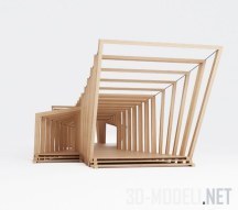 3d-модель Современный входной павильон