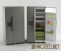 3d-модель Большой холодильник c сатуратором