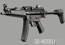 3d-модель Пистолет-пулемет HK MP5