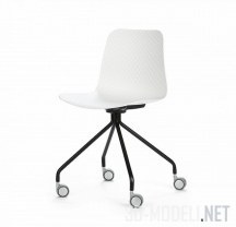 3d-модель Черно-белый стул Glide