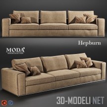 3d-модель Диван Hepburn MODA