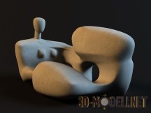 3d-модель Скульптура Pomona