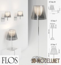 3d-модель Набор светильников Flos KTribe T от Philippe Starck