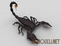 3d-модель Скорпион